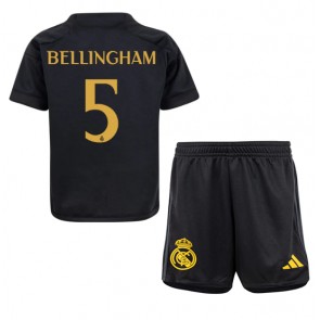 Real Madrid Jude Bellingham #5 Tredjeställ Barn 2023-24 Kortärmad (+ Korta byxor)